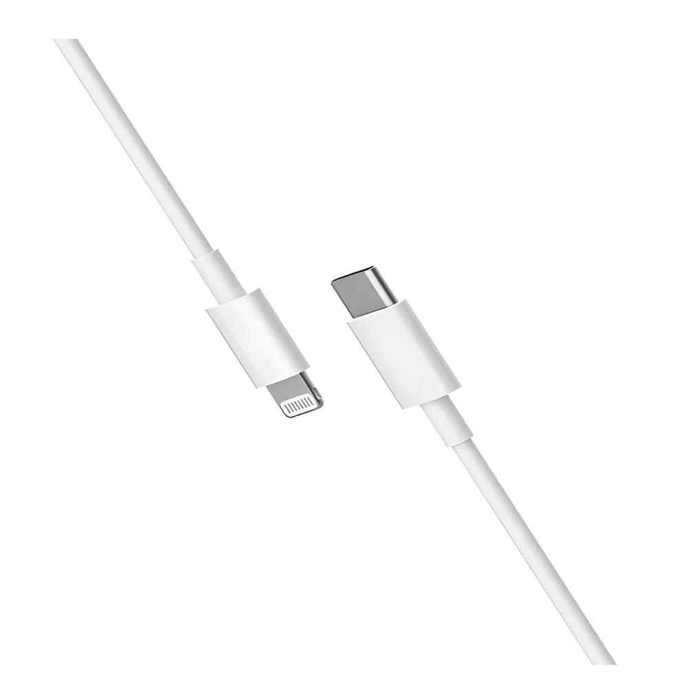 Cable Usb Tipo C A Lightning Para Iphone 1 Metro Blanco img #3