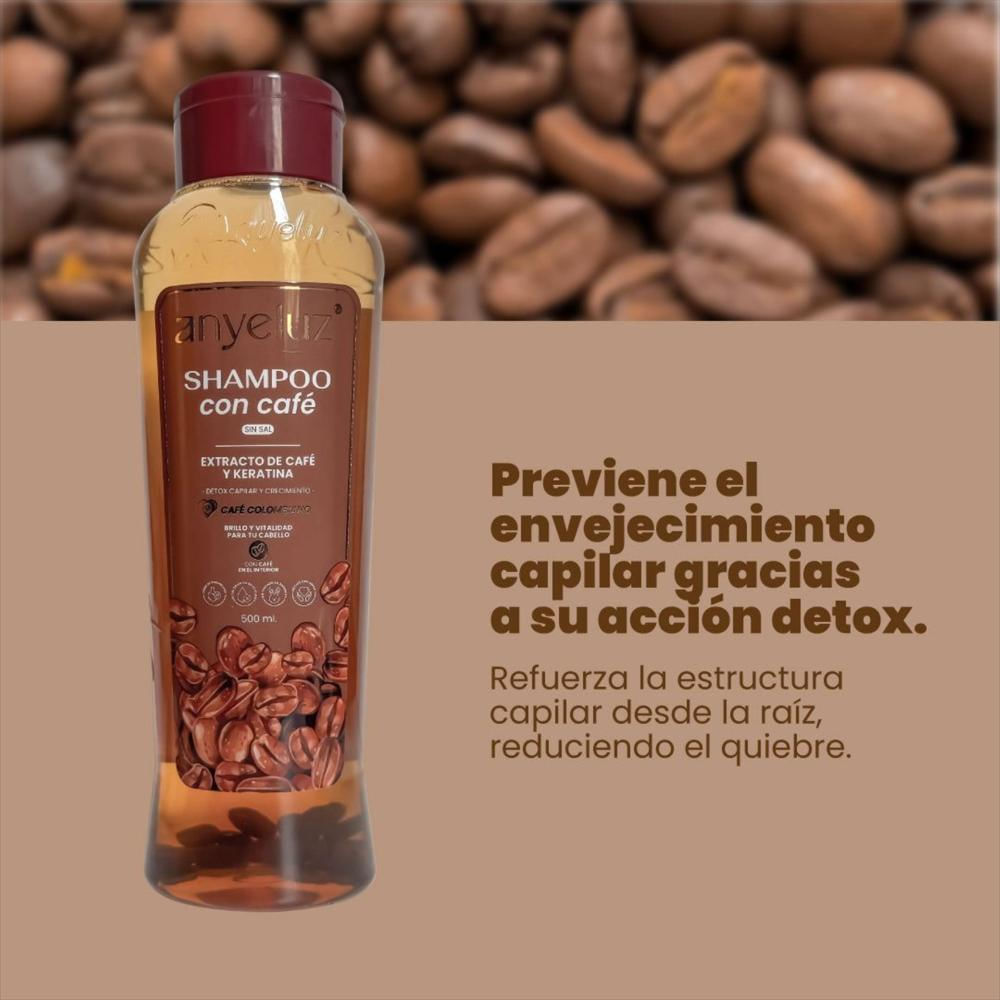 Shampoo Con Café Anyeluz img #3
