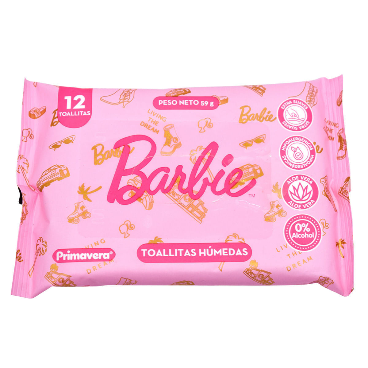 Toallitas Humedas  Barbie X12 img #1