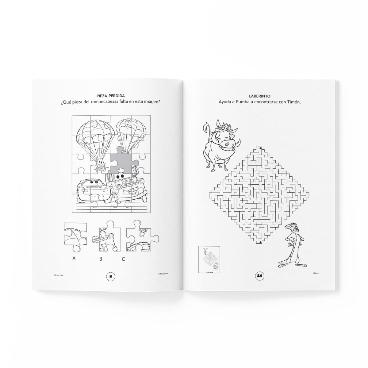 Libro Pasatiempos Disney img #3