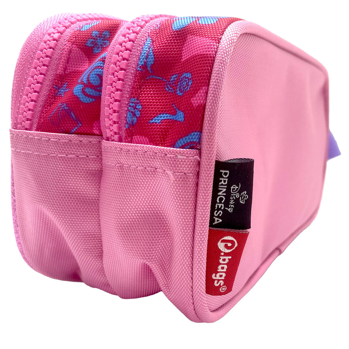 Cartuchera Premium 2 Bolsillos Princesas Ariel,Rapunzel y Moana img #3
