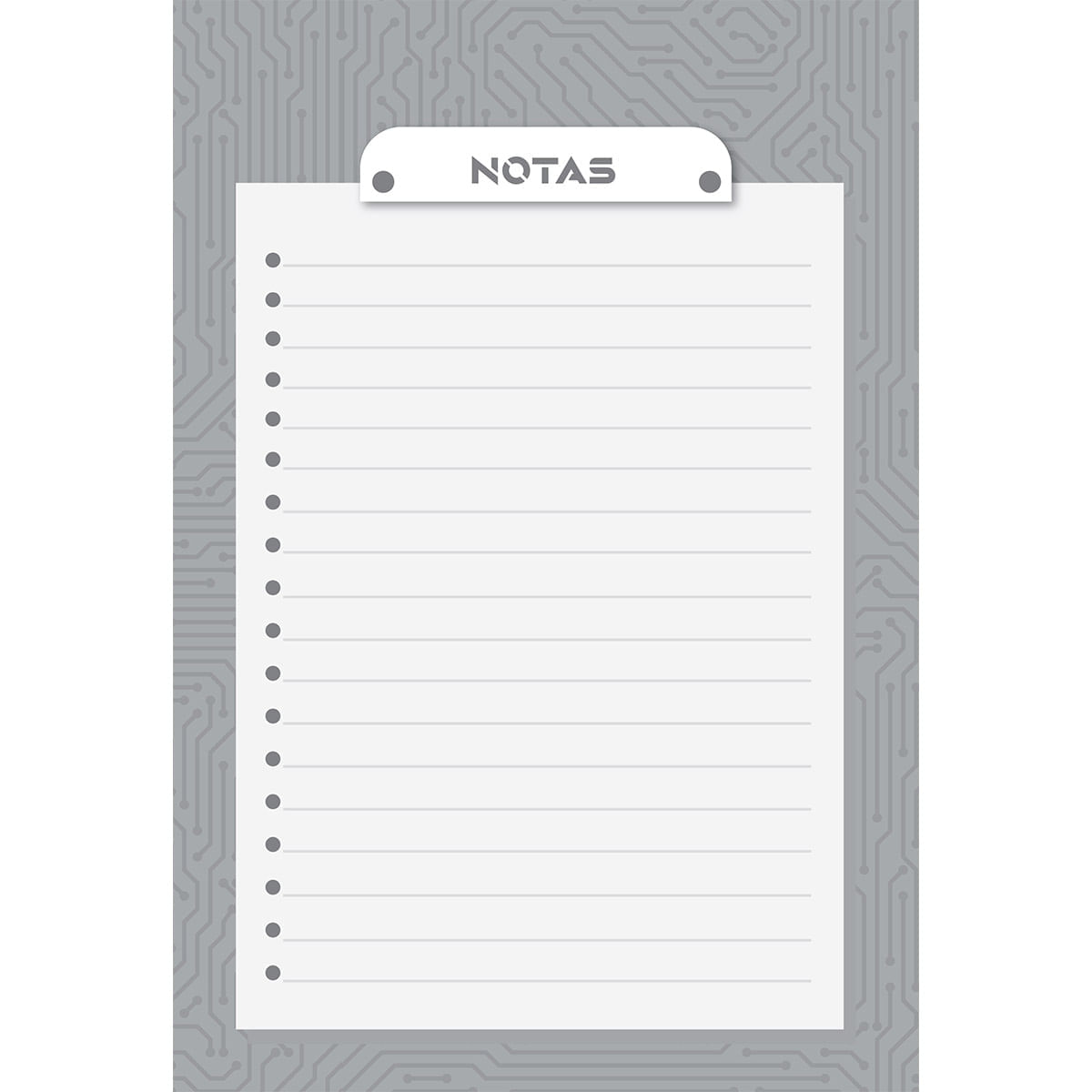 Cuaderno Vertical  Solid Colors Ovalos img #4