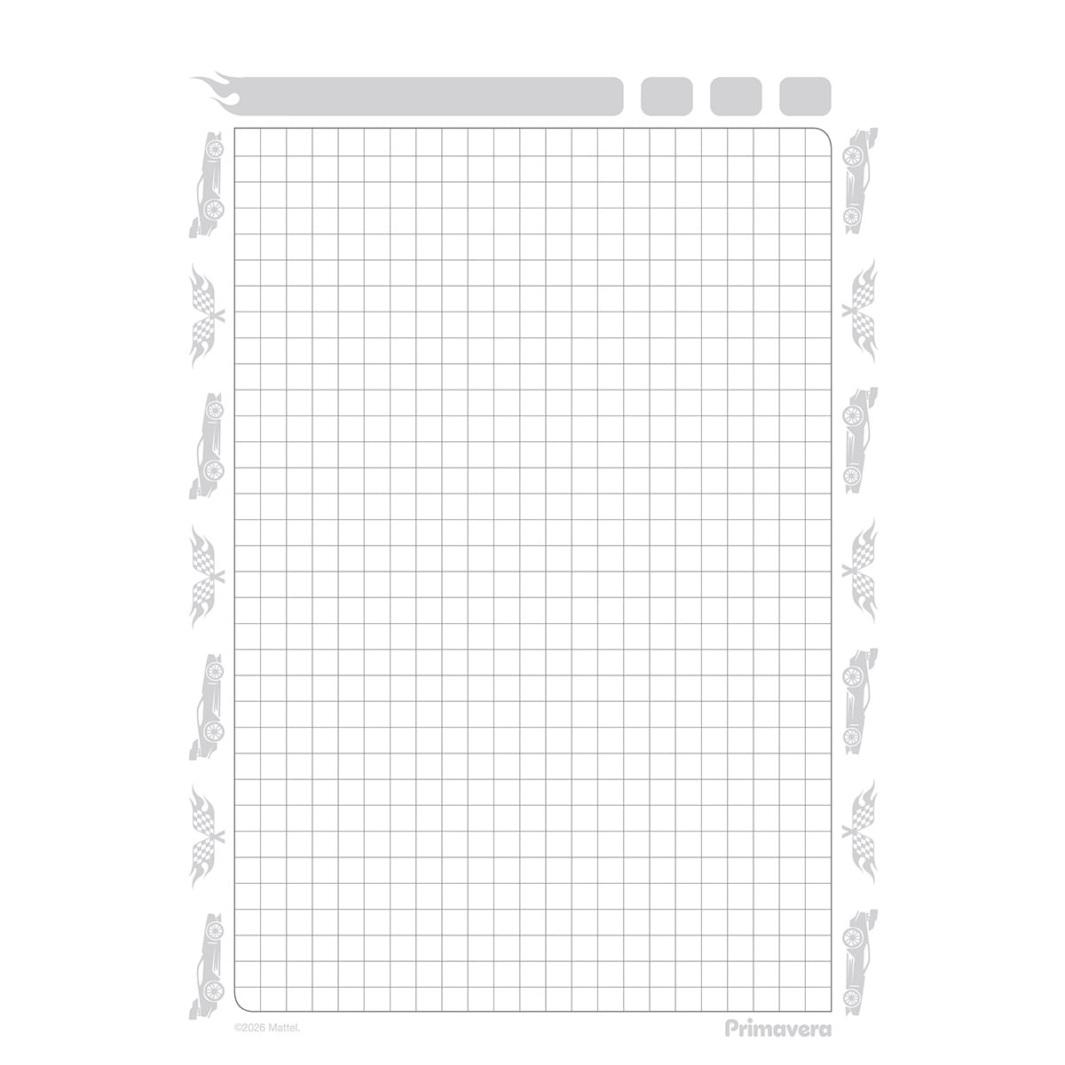 Cuaderno Vertical  Hot Wheels Racing Society img #3