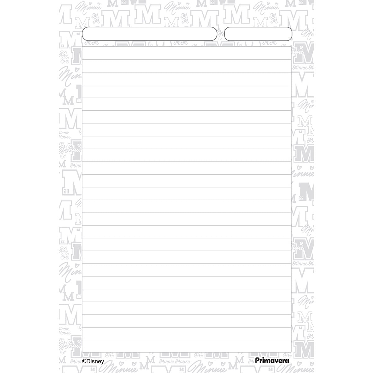 Cuaderno Vertical  Minnie Mouse Azul img #3