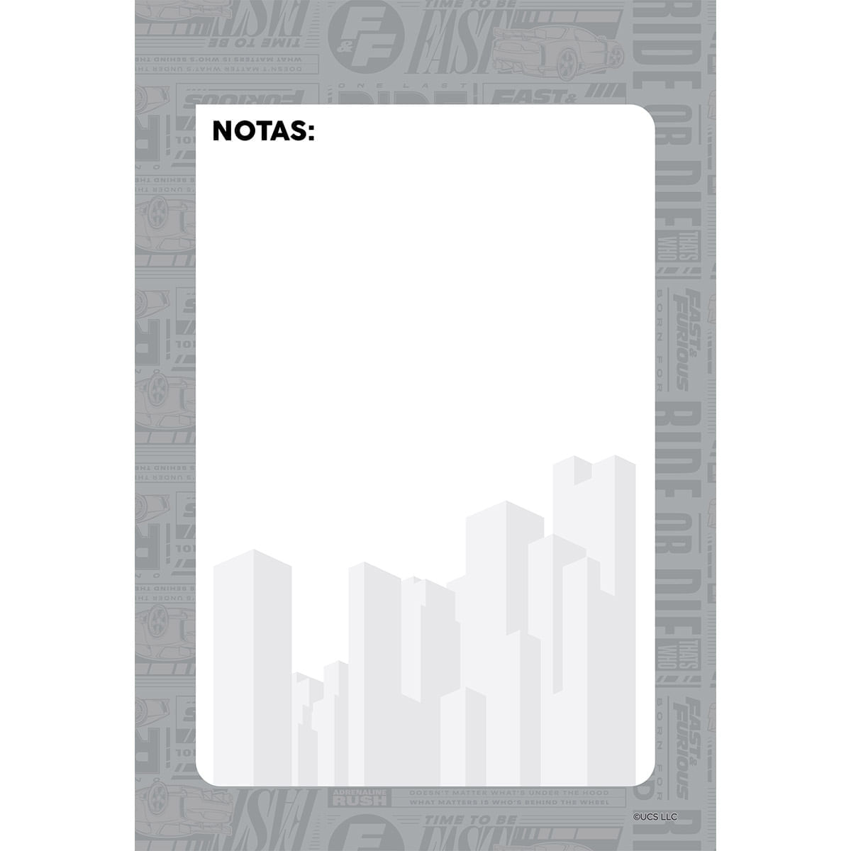 Cuaderno Vertical  Fast & Furious Be Fast img #4