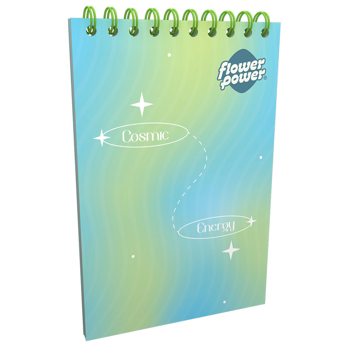 Cuaderno Vertical  Flower Power Cosmic Energy img #1
