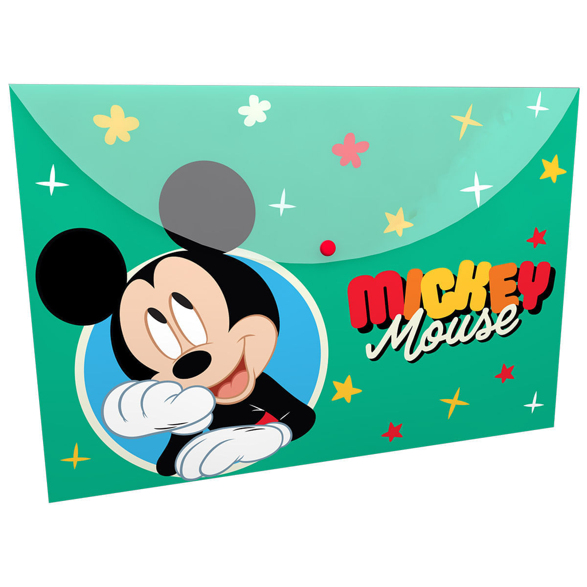 Sobre Plástico  Mickey Mouse thought Impreso Boton img #1
