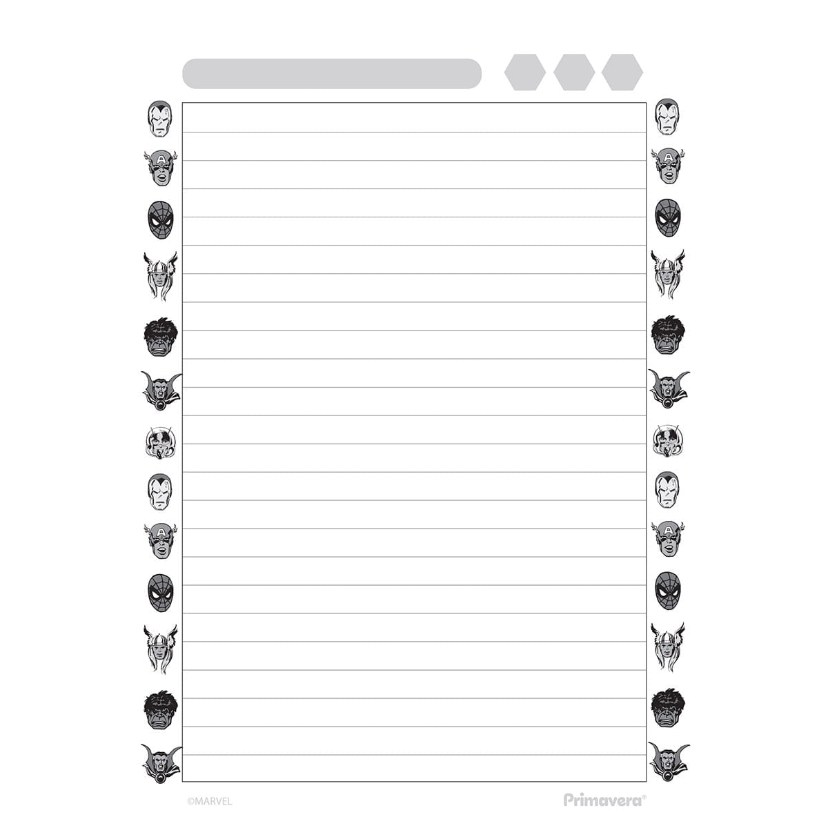 Cuaderno Vertical  Marvel Comics Capitán América img #2