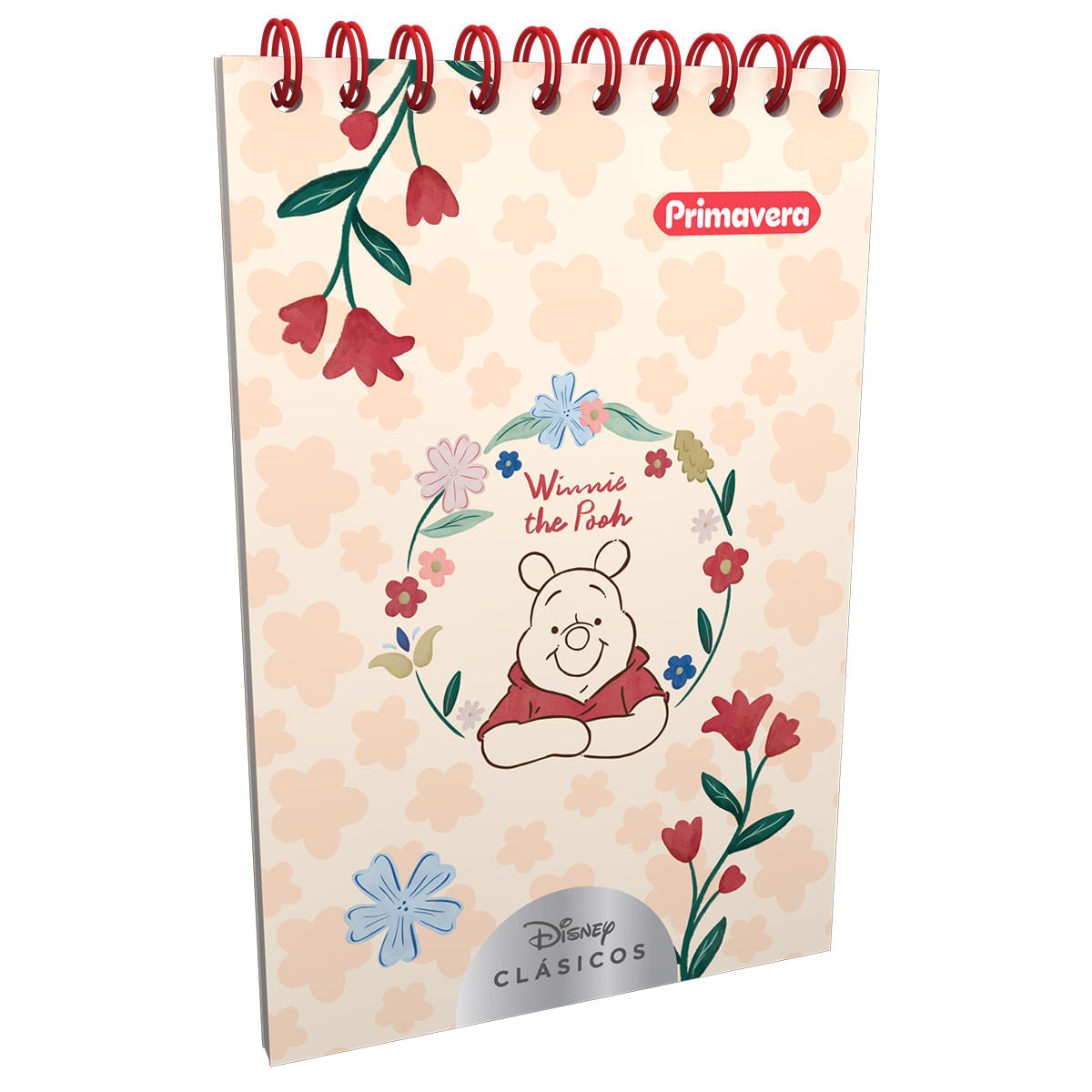 Cuaderno Vertical  Winnie Pooh Floral img #1