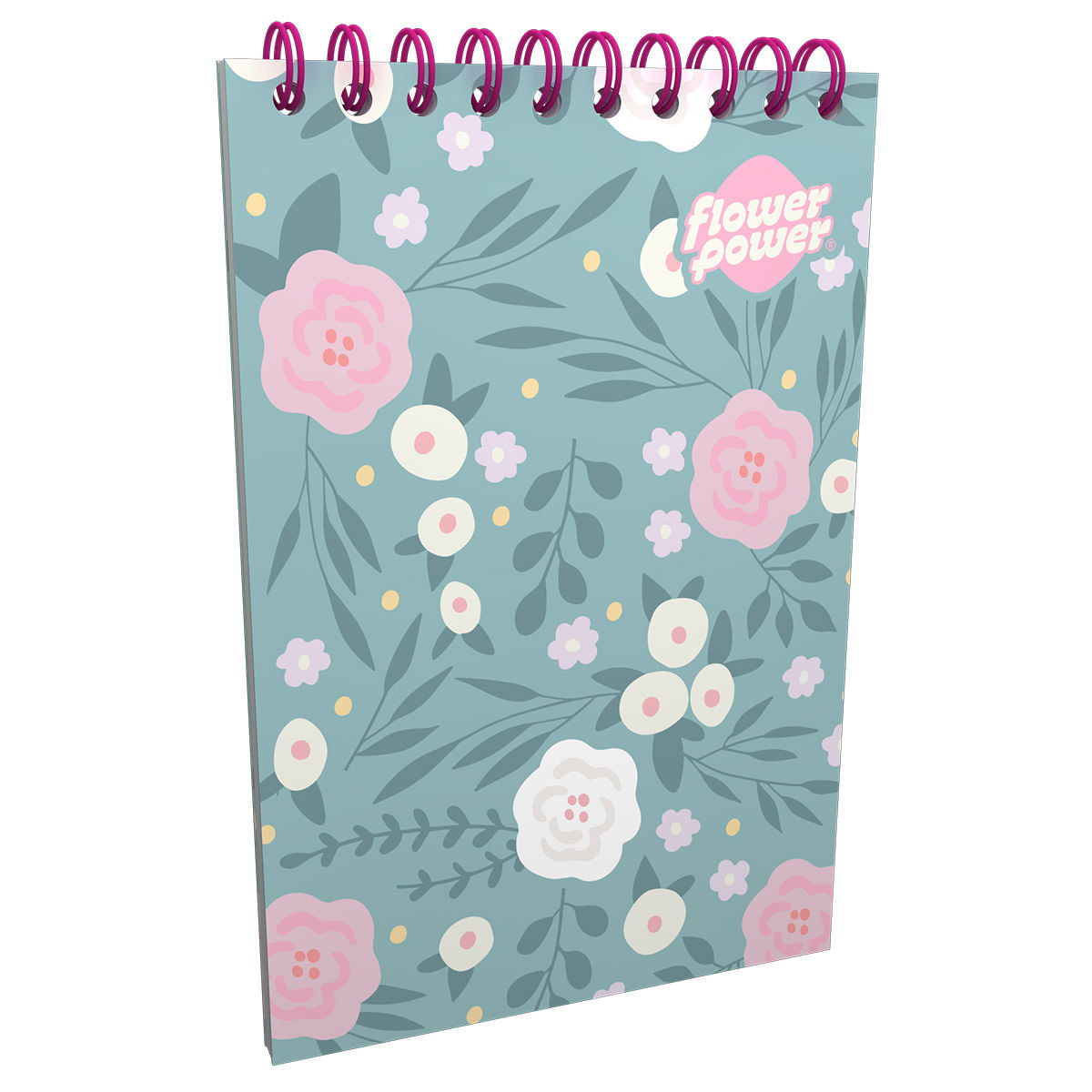 Cuaderno Vertical  Flower Power Camelias img #1