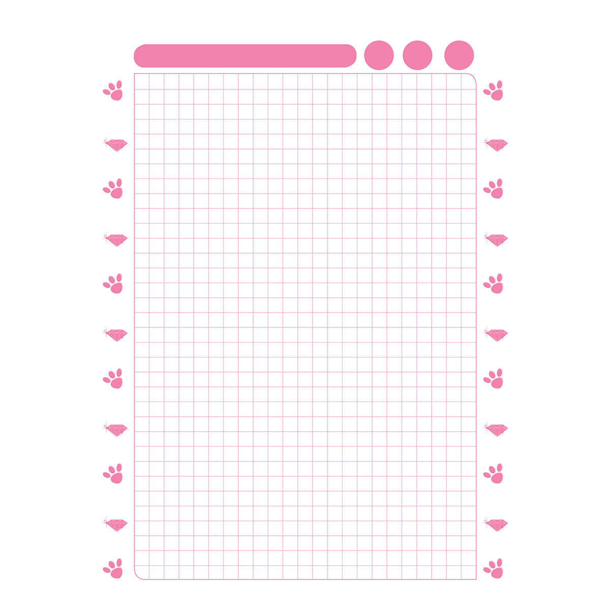 Cuaderno Vertical  Pantera Rosa Self Love Club img #3
