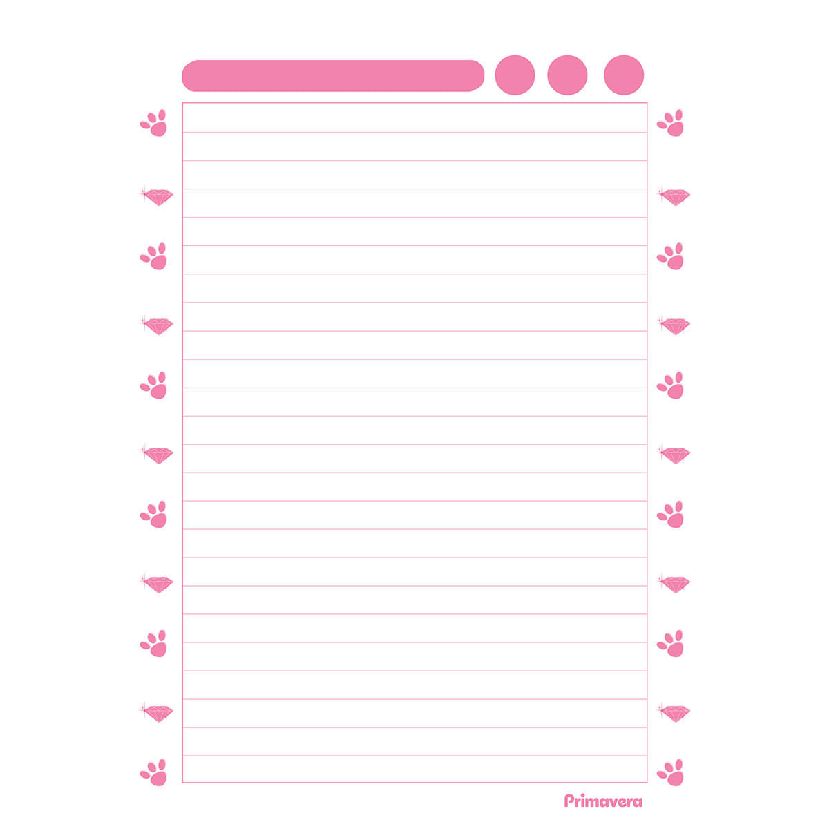Cuaderno Vertical  Pantera Rosa Self Love Club img #2