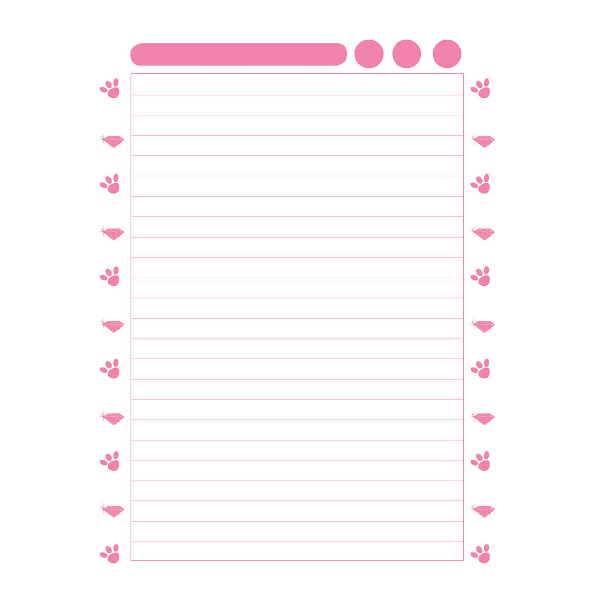 Cuaderno Vertical  Pantera Rosa Self Love Club img #3