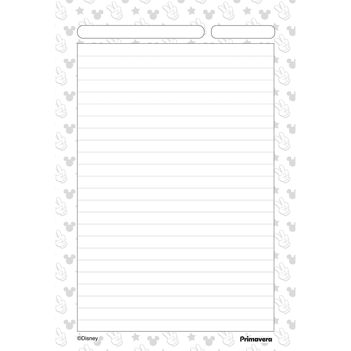 Cuaderno Vertical  Mickey Mouse en el Reflector img #2