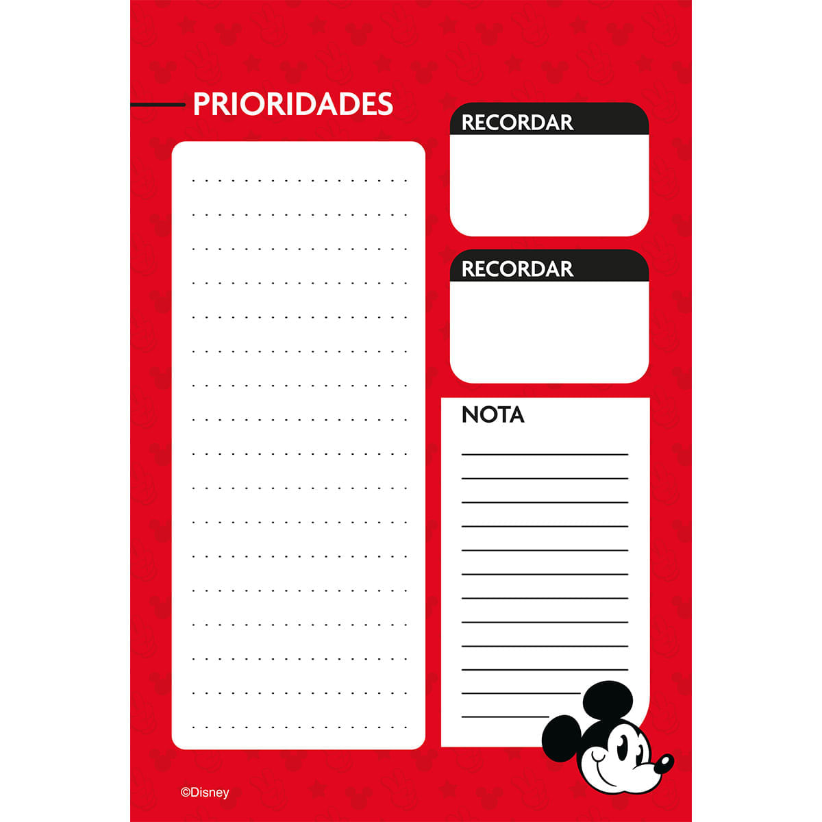 Cuaderno Vertical  Mickey Mouse en el Reflector img #4