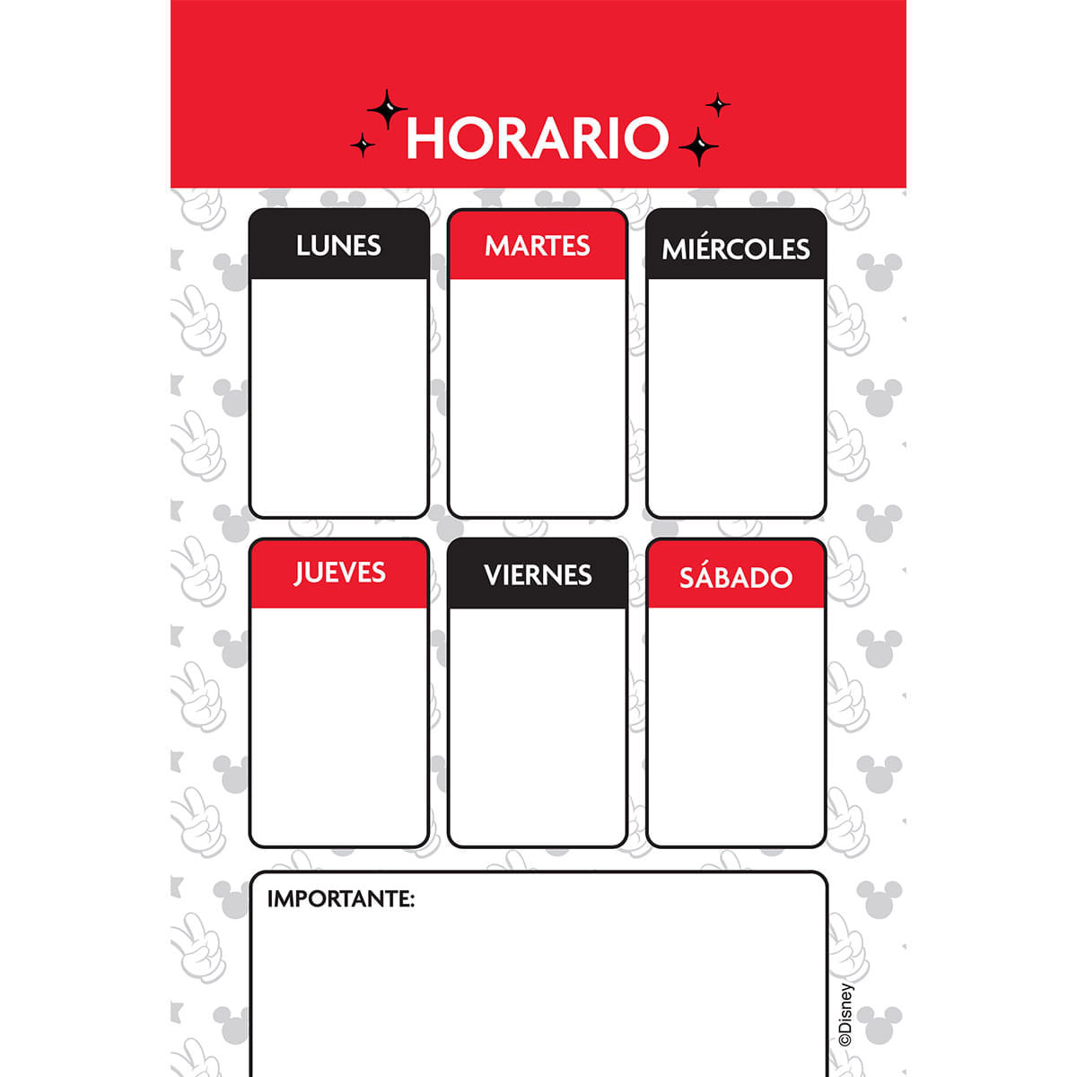 Cuaderno Vertical  Mickey Mouse en el Reflector img #5