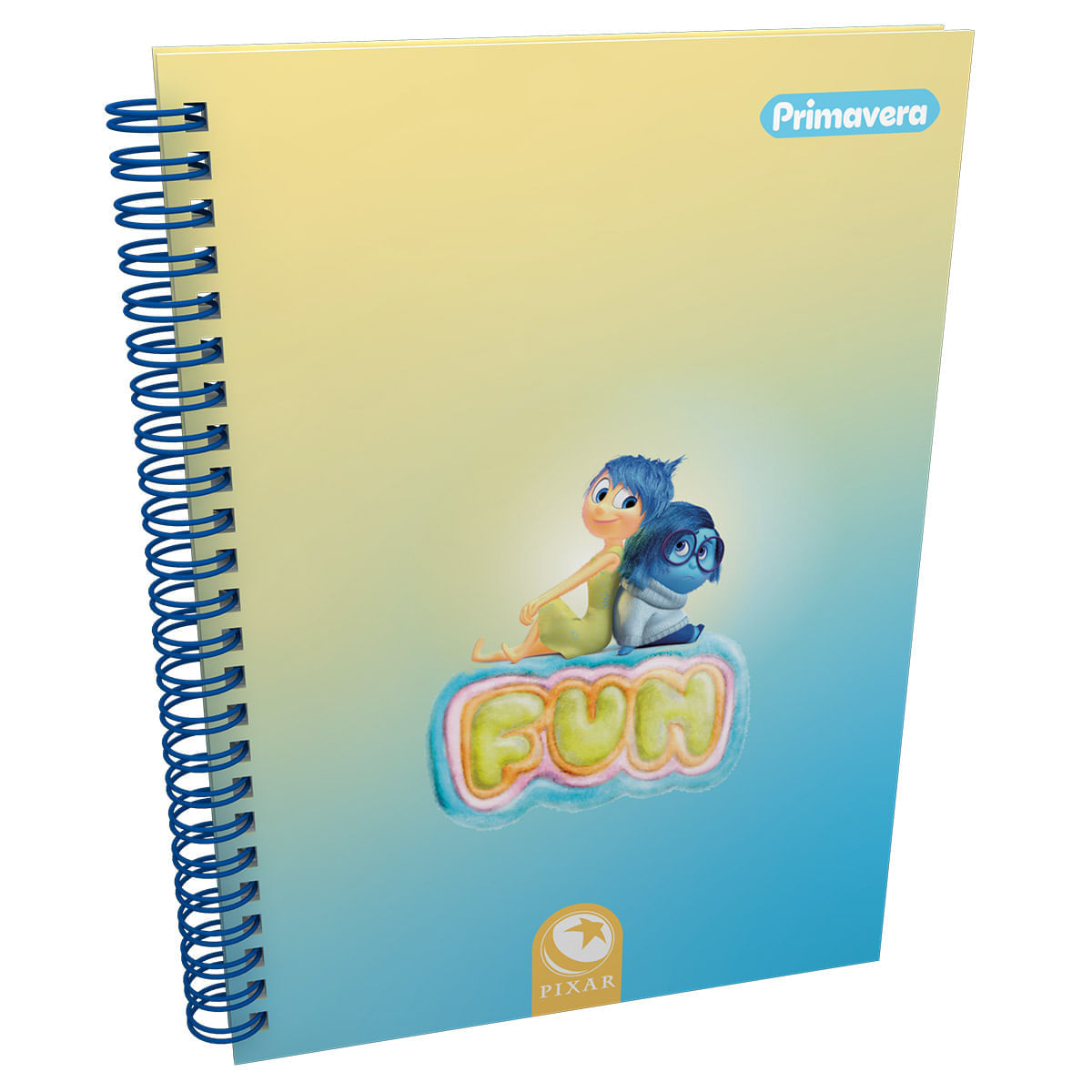 Cuaderno Argollado Pasta Dura  Intensamente Fluffy Grande Intensamente Fun img #1
