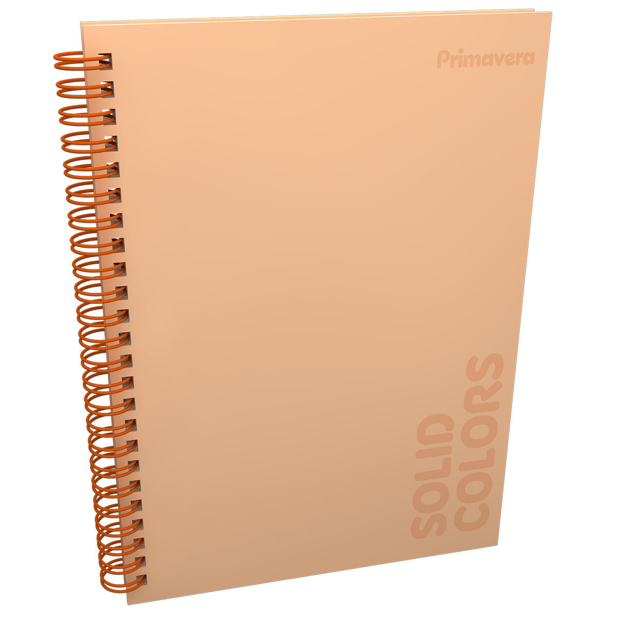 Cuaderno Argollado Pasta Dura  Solid Colors Mujer Grande Durazno img #1