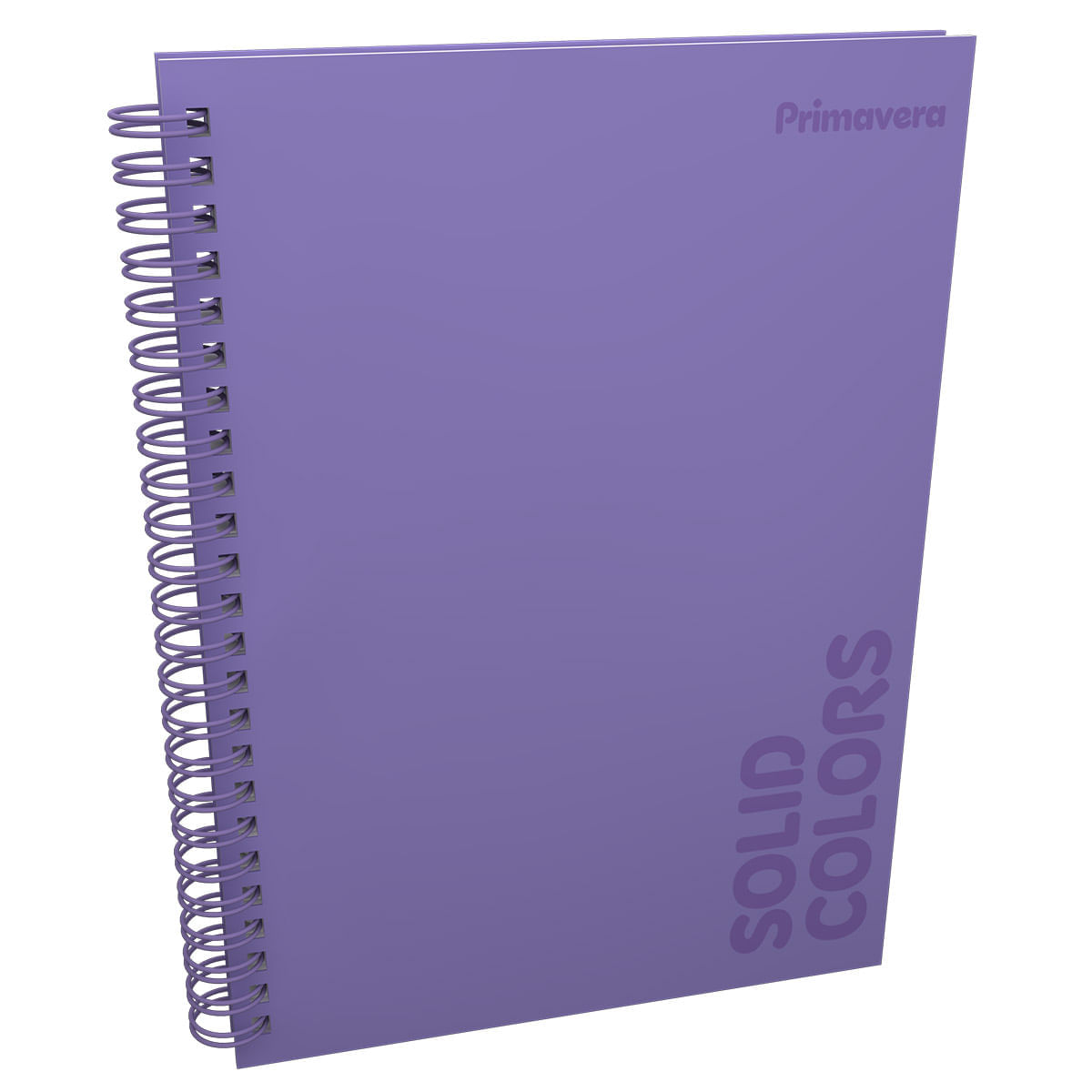 Cuaderno Argollado Pasta Dura  Solid Colors Mujer Grande Morado img #1