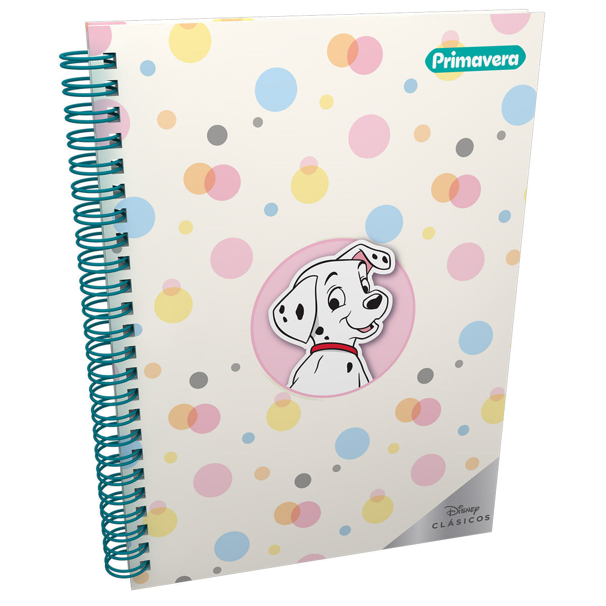 Cuaderno Argollado Pasta Dura  101 Dálmatas Grande Patch img #1