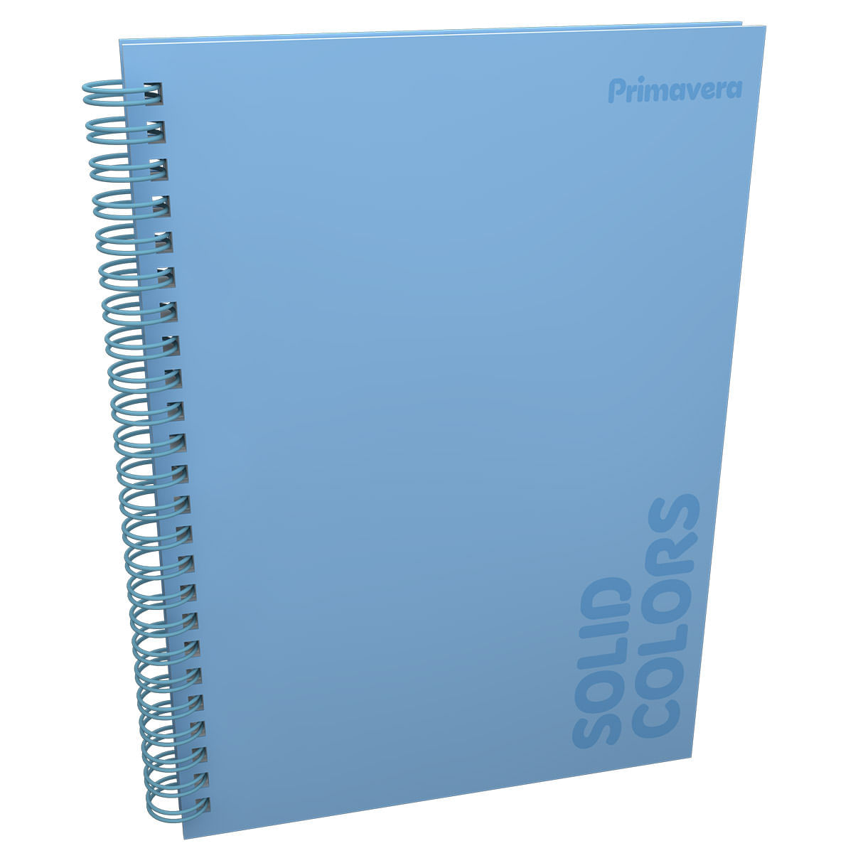 Cuaderno Argollado Pasta Dura  Solid Colors Mujer Grande Azul img #1