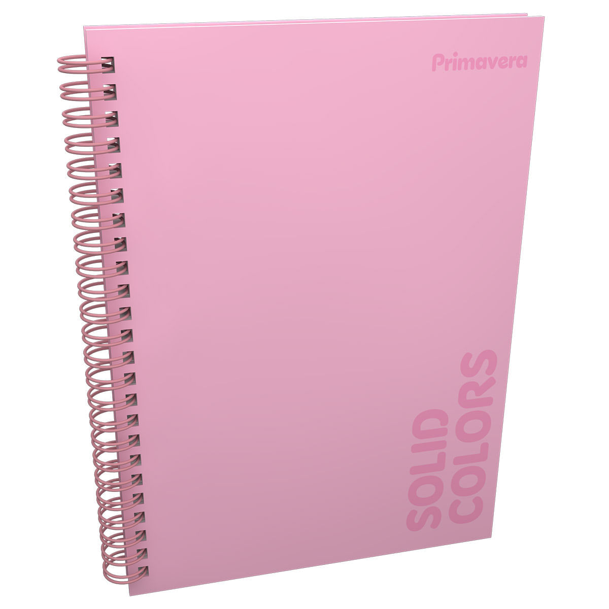 Cuaderno Argollado Pasta Dura  Solid Colors Mujer Grande Rosado img #1