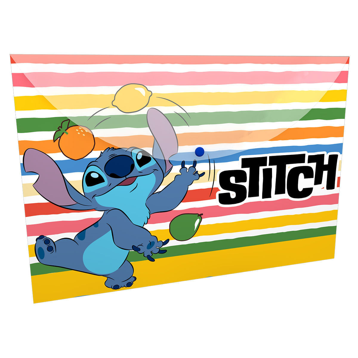 Sobre Plástico  Stitch Juggling Impreso Boton img #1
