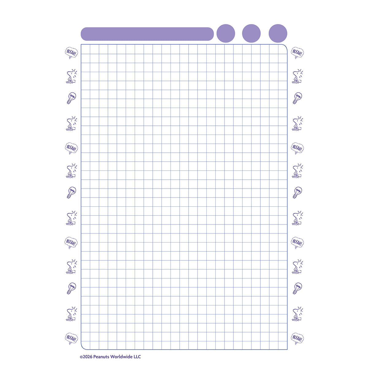 Cuaderno Vertical  Snoopy Flower Naps img #3