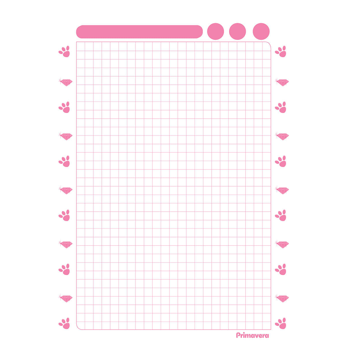 Cuaderno Vertical  Pantera Rosa Estrellas img #2