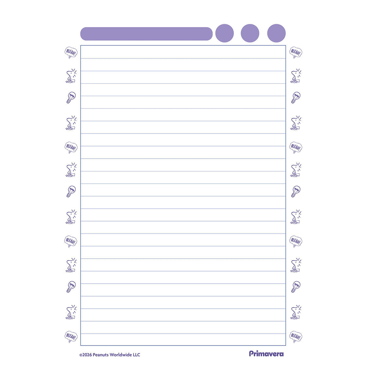 Cuaderno Vertical  Snoopy Lluvia img #2