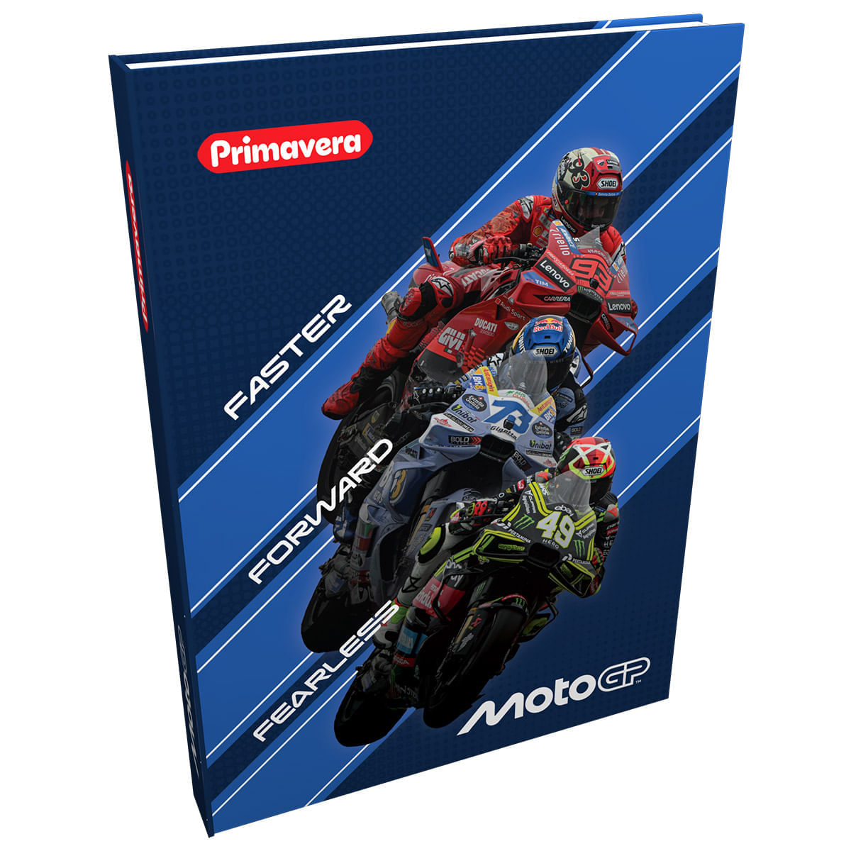 Cuaderno Cosido Multimaterias Pasta Dura Moto GP Faster. Forward. Fearless. img #1
