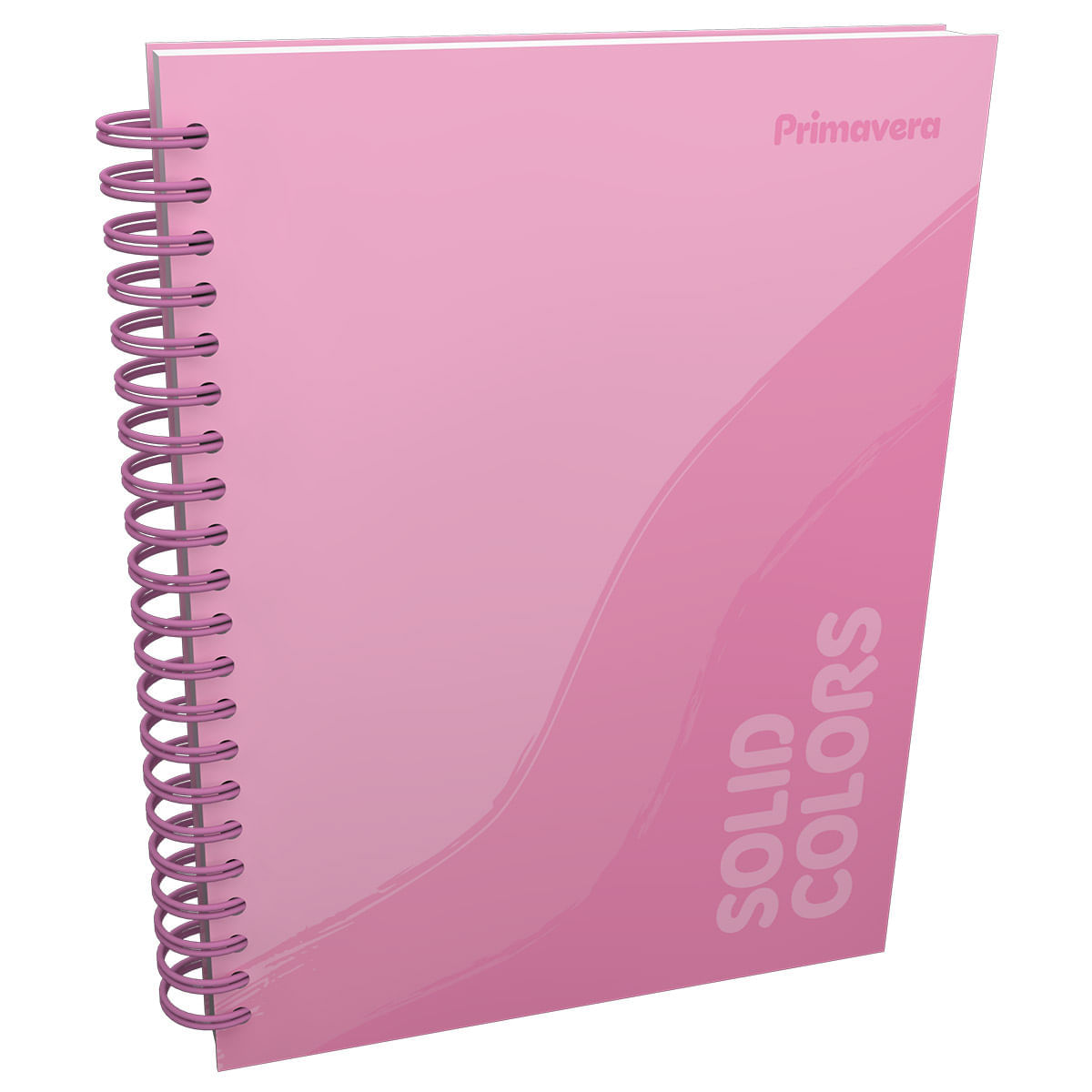 Cuaderno Argollado Grande Multimaterias Solid Colors Mujer Rosa img #1