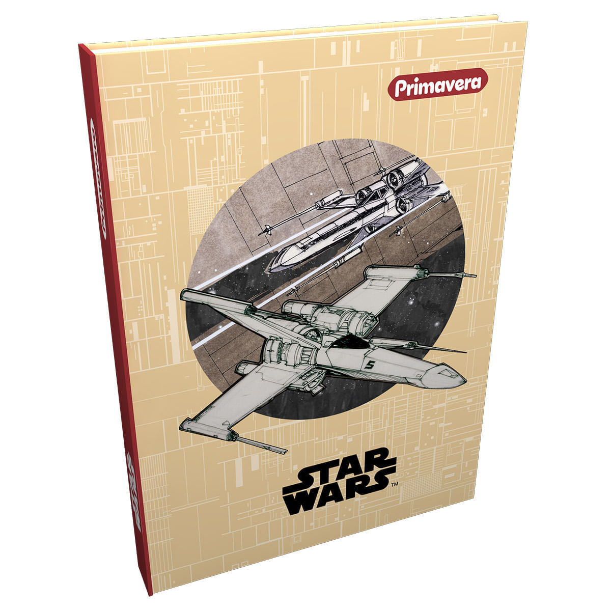 Cuaderno Cosido Multimaterias Star Wars T-65 X-wing img #1