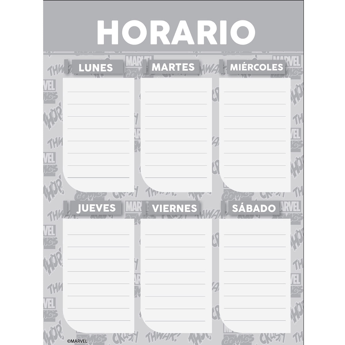 Cuaderno Argollado Pasta Dura  Marvel Comics Grande Ride Amazing Spiderman img #5