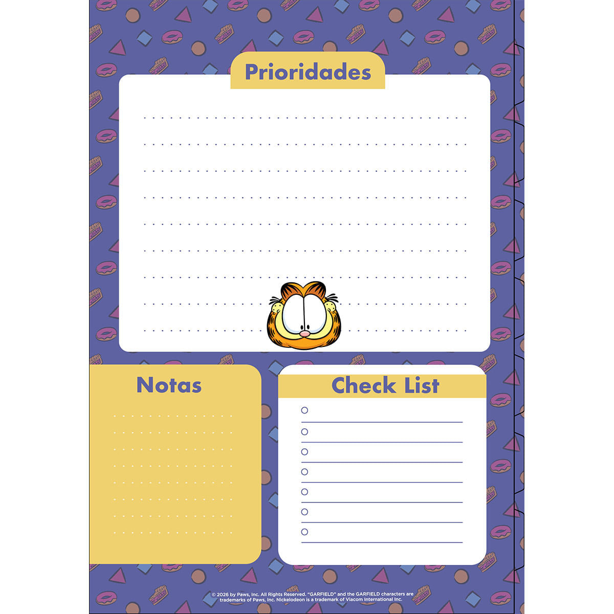 Cuaderno Argollado  Garfield Multimaterias Mujer Cool Cat img #7