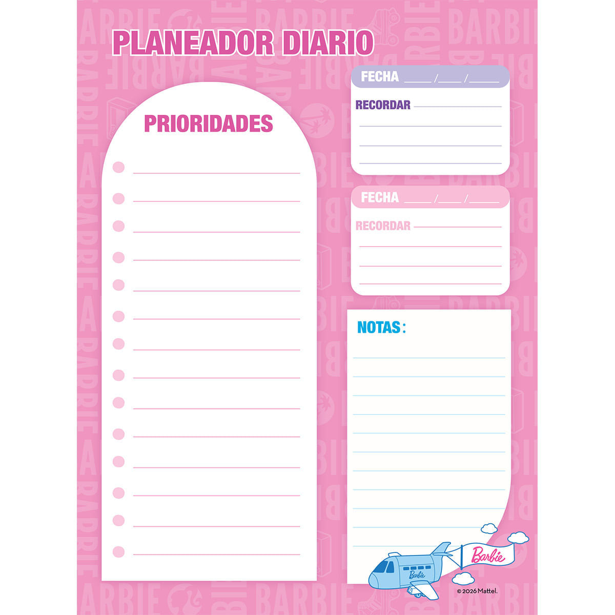 Cuaderno Argollado  Barbie Dream img #2