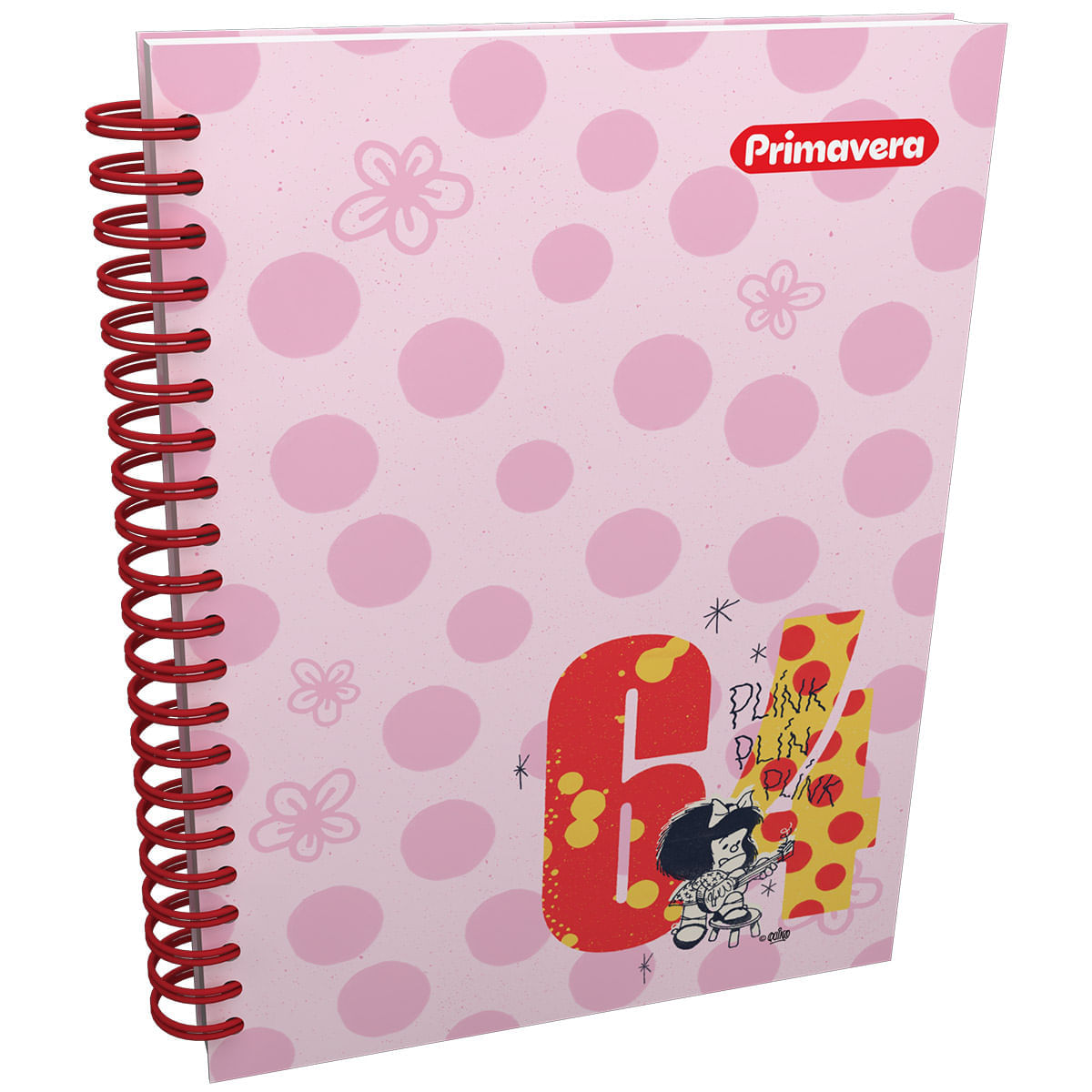 Cuaderno Argollado  Mafalda Multimaterias Mujer Plínk Plín Plínk img #1