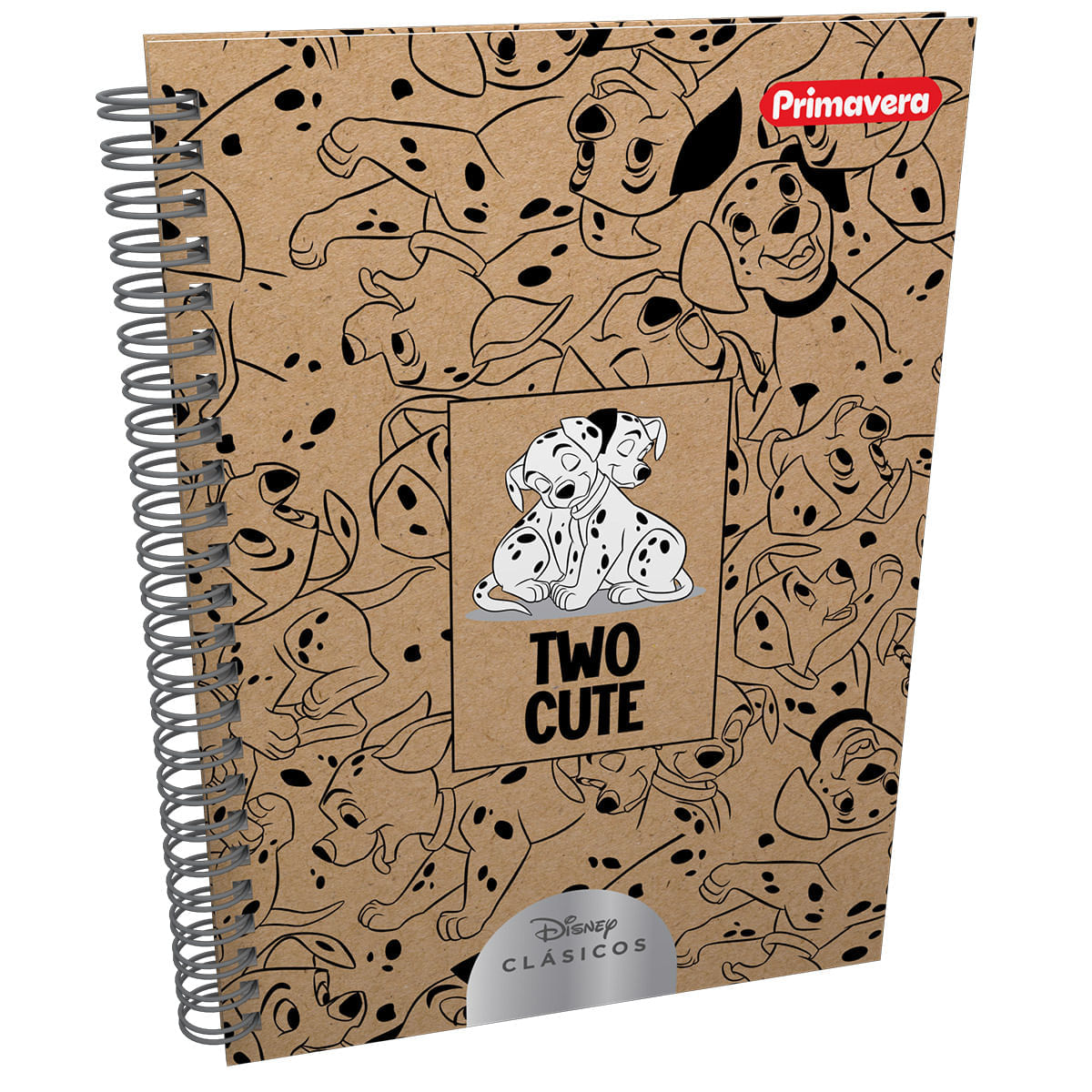 Cuaderno Argollado Pasta Dura  101 Dálmatas Disney Clásicos Two Cute Kraft Grande img #1