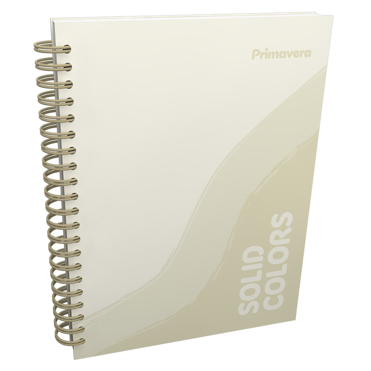 Cuaderno Argollado  Solid Colors Multimaterias Mujer Beige img #1