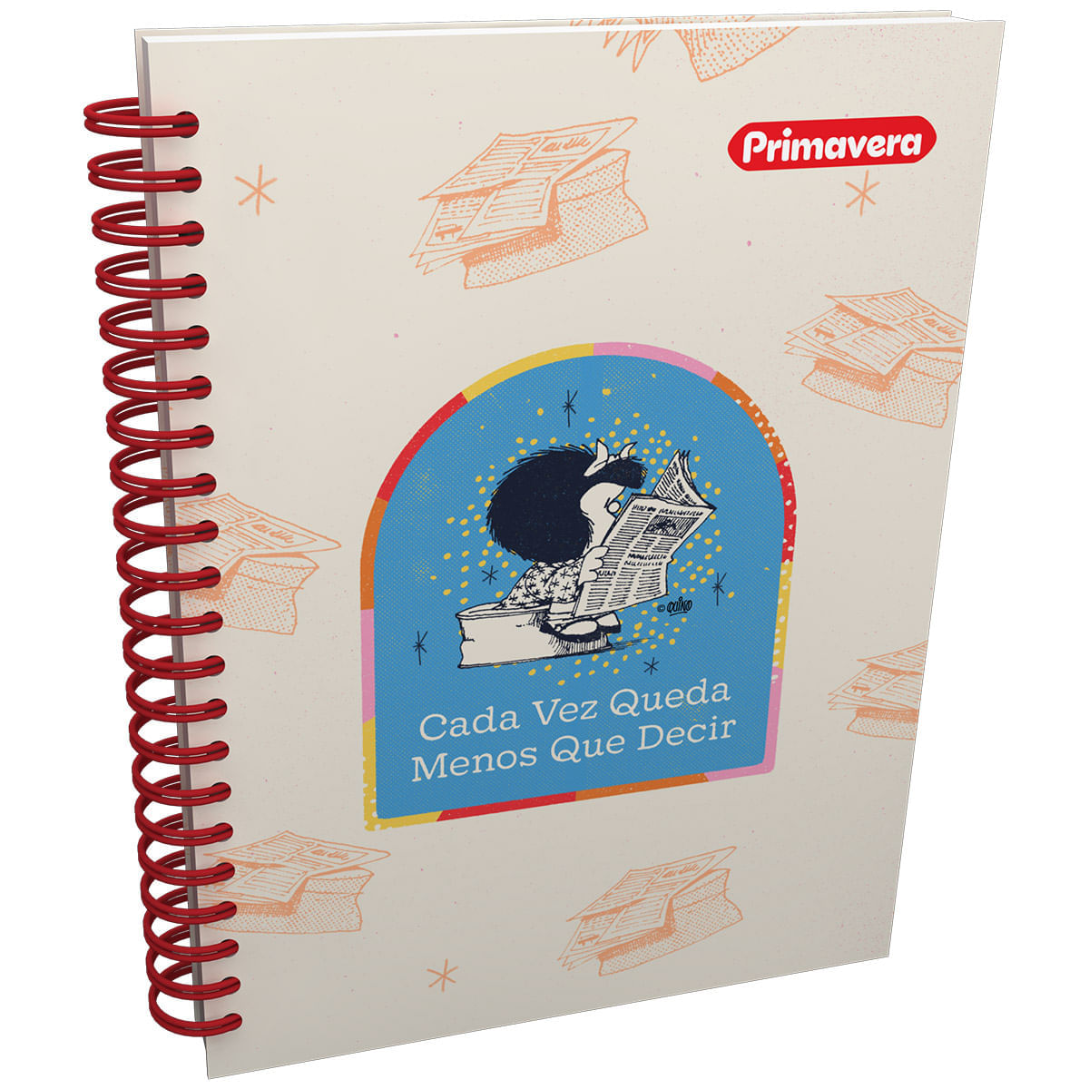 Cuaderno Argollado  Mafalda Multimaterias Mujer Cada Vez img #1