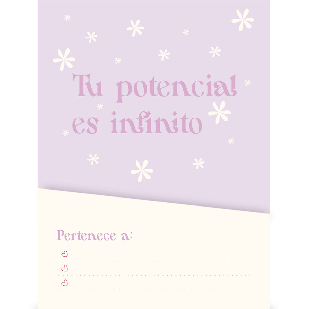 Cuaderno Argollado Grande Multimaterias Flower Power Luna img #3