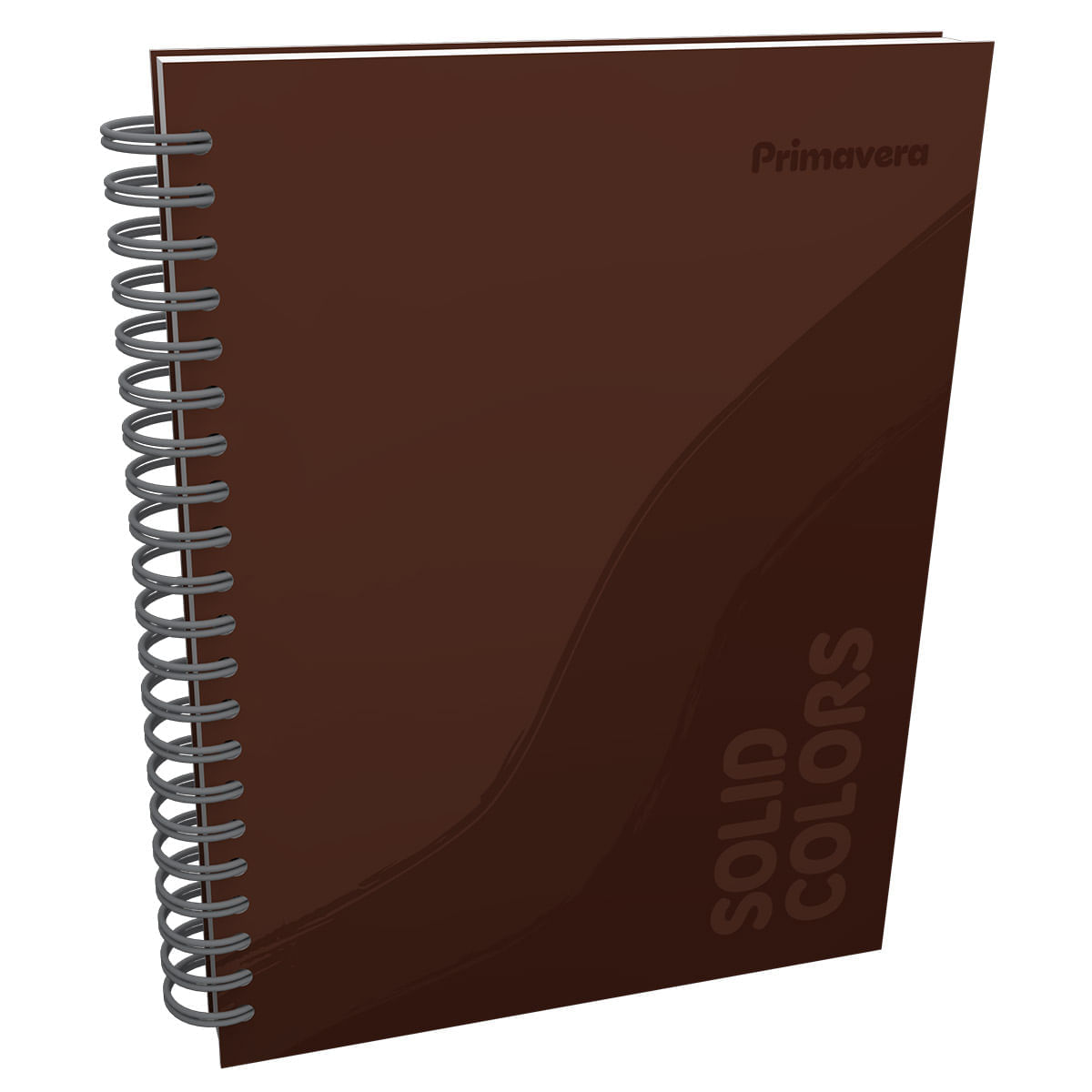 Cuaderno Argollado Multimaterias  Solid Colors Hombre Café img #1