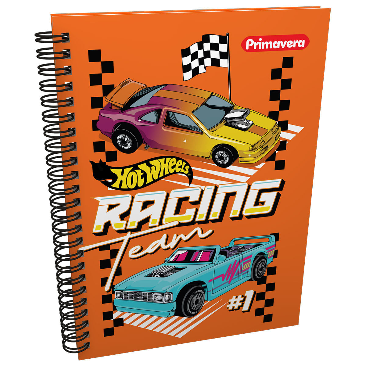 Cuaderno Argollado Pasta Dura  Hot Wheels Racing Team #1 img #1
