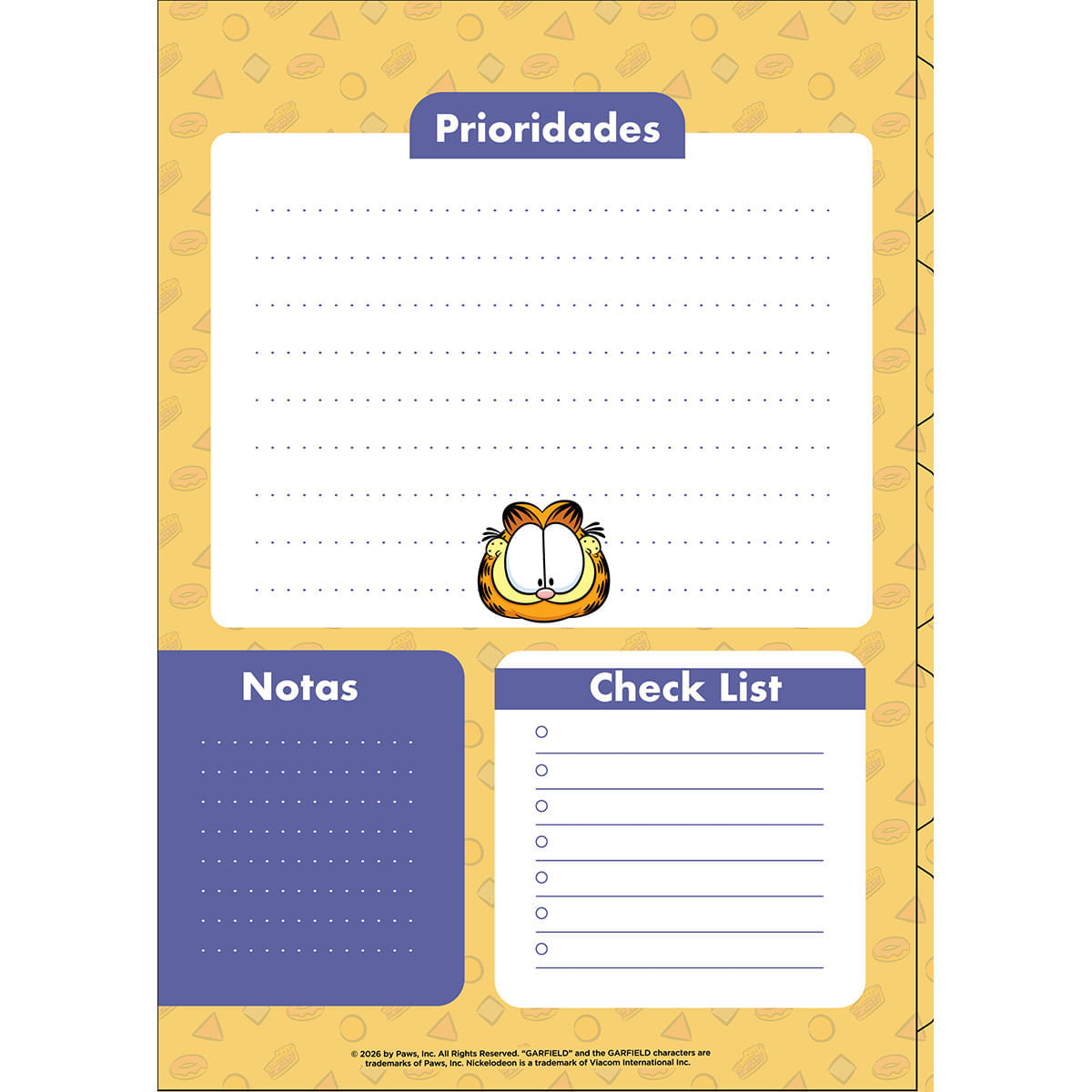 Cuaderno Argollado  Garfield Multimaterias Mujer Cool Cat img #6