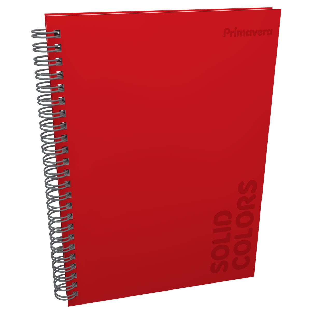 Cuaderno Argollado Pasta Dura  Solid Colors Hombre Grande Rojo img #1