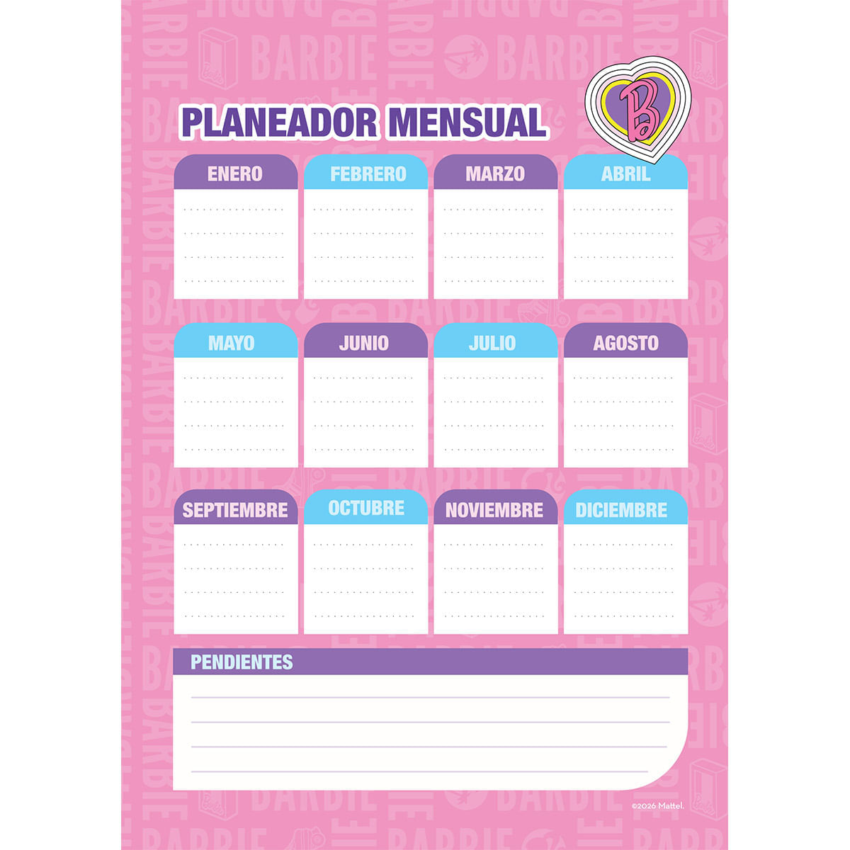 Cuaderno Argollado Pasta Dura  Barbie Malibu Beach img #7