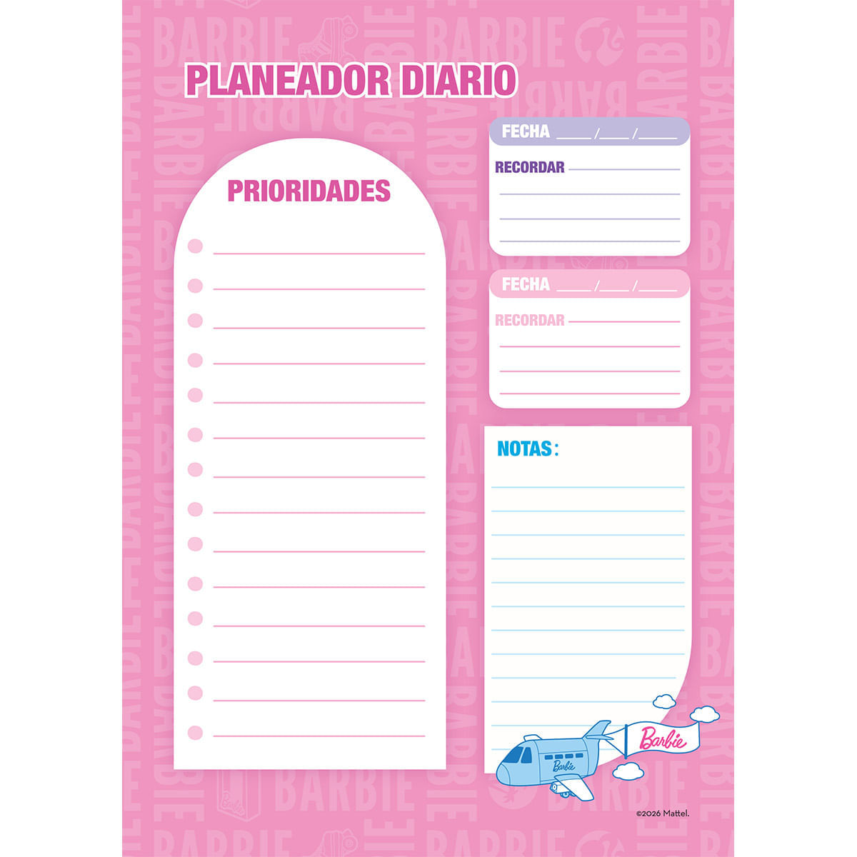 Cuaderno Argollado Pasta Dura  Barbie Malibu Beach img #2