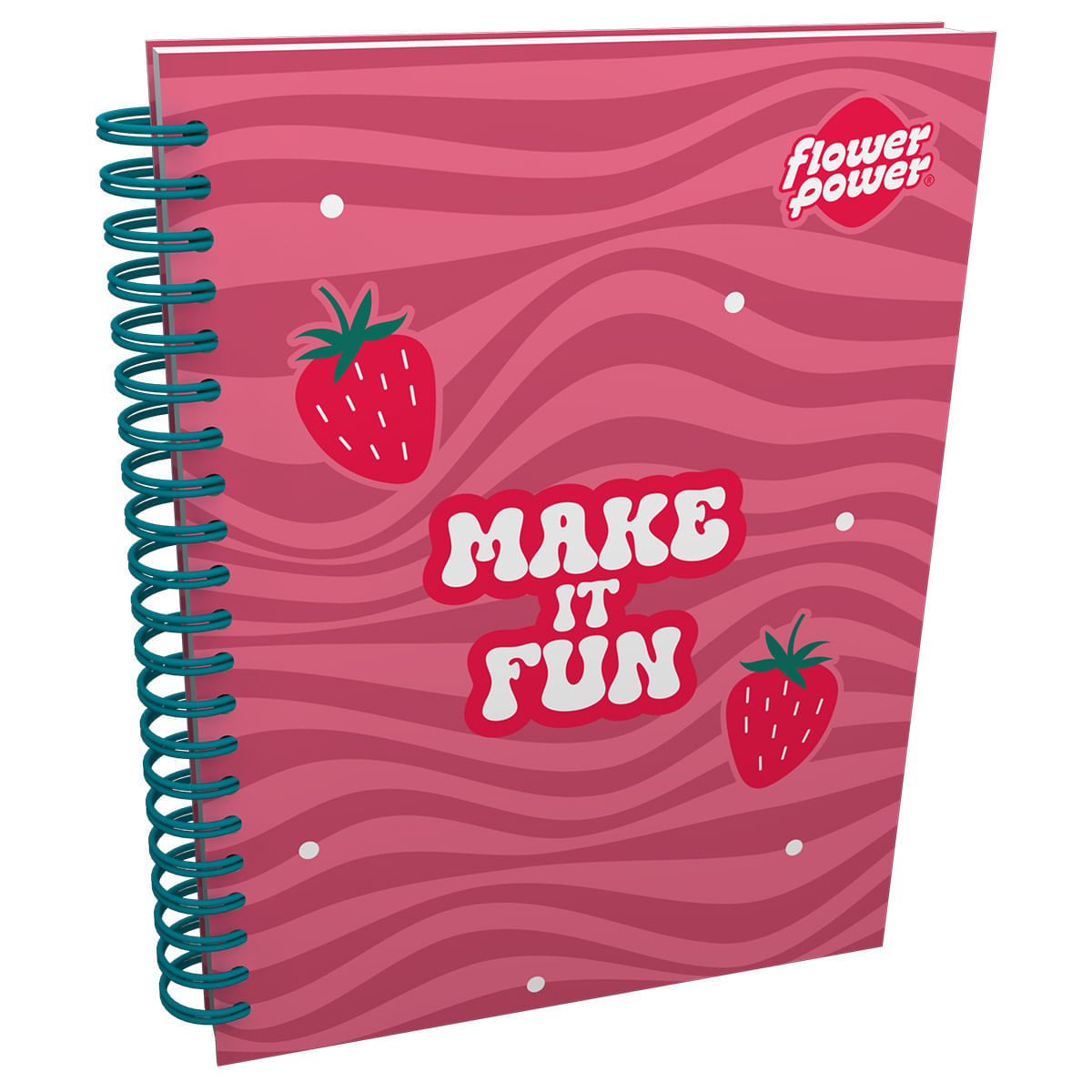 Cuaderno Argollado Grande Multimaterias Flower Power Make It Fun img #1