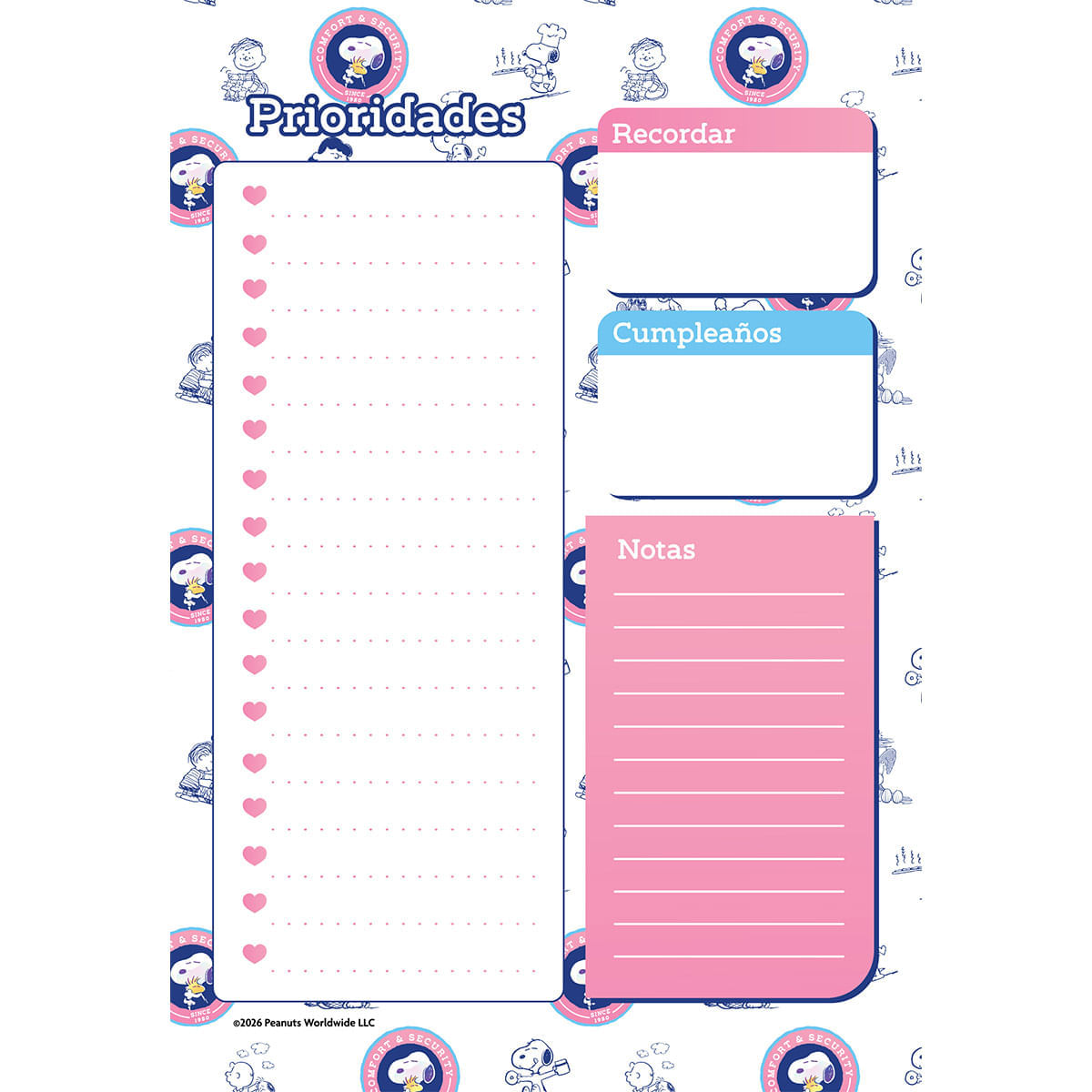 Cuaderno Argollado  Mafalda Multimaterias Mujer Plínk Plín Plínk img #3