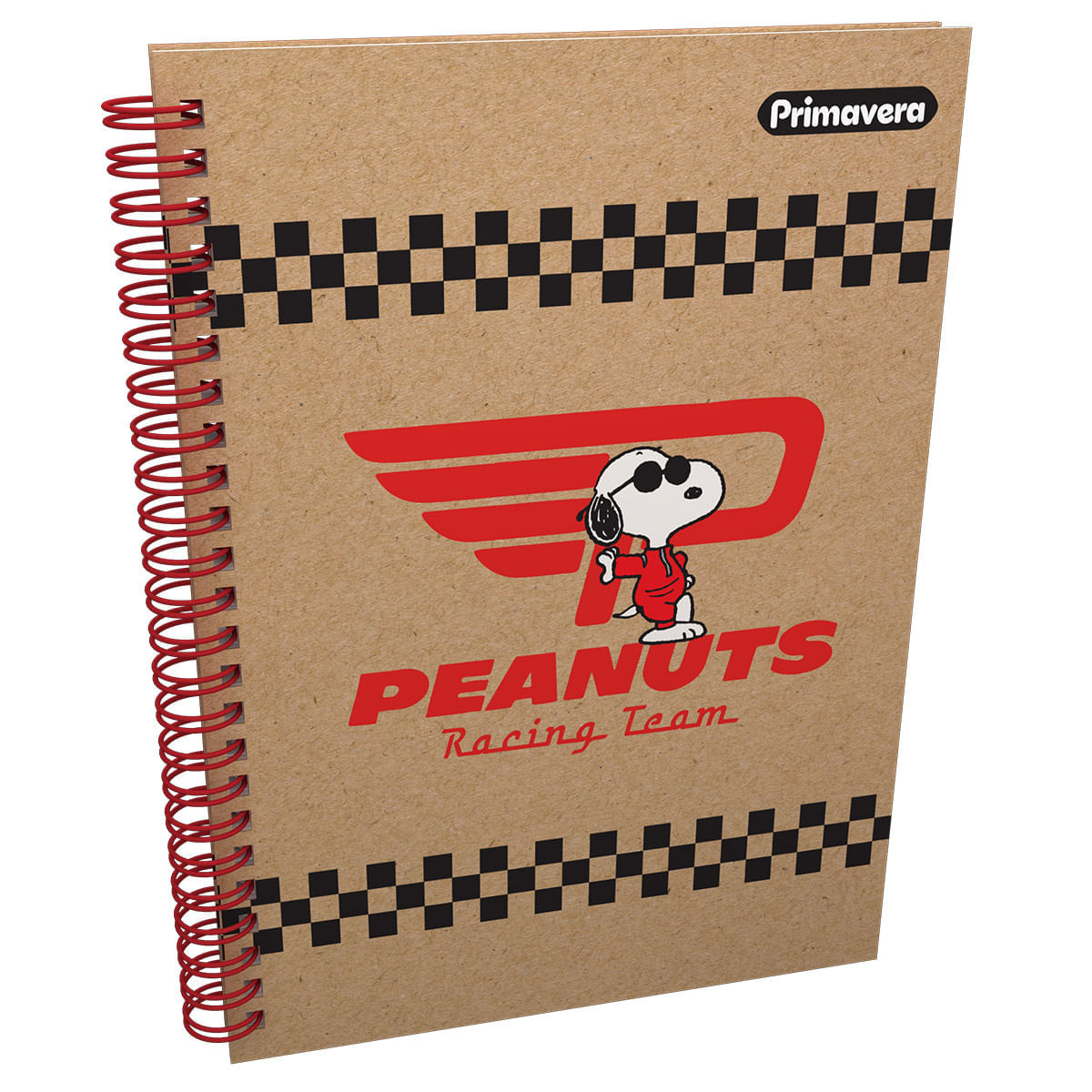 Cuaderno Argollado Pasta Dura  Snoopy Kraft Grande Racing Team img #1